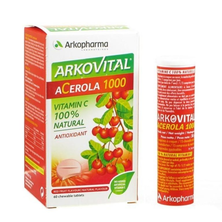 Arkopharma Arkovital Acerola 1000 15 comprimidos – Farmácia Virtual