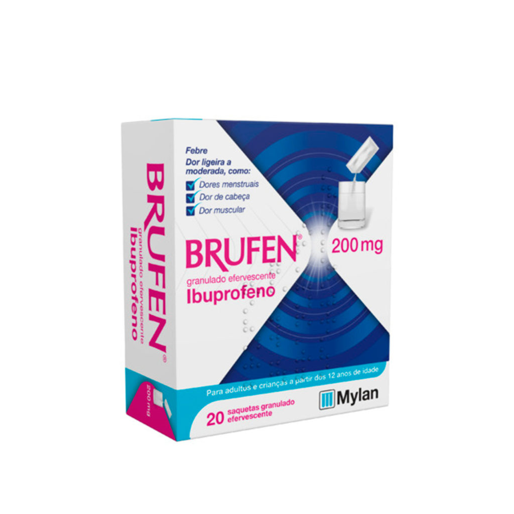 Brufen 200 mg 20 saquetas granulado efervescente – Farmácia Virtual